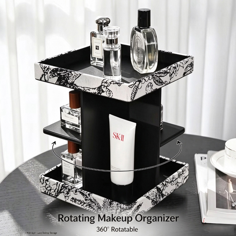 Luxury Skincare Tools - Многослойный 360 ° Вращающийся органайзер для