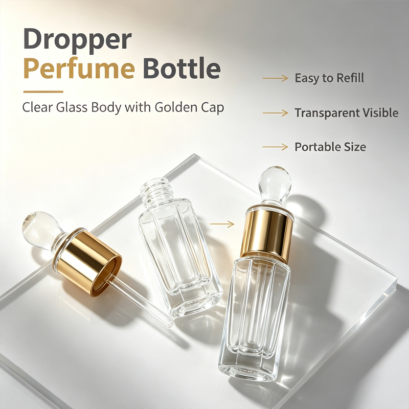Luxury Skincare Packaging - Флакон-капельница из стекла 12 мл для