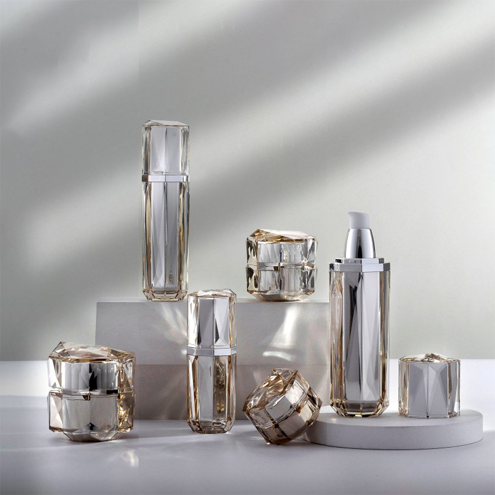 Luxury Skincare Packaging - Пустые многоразовые бутылки 30/50/100 мл жемчужно-белая