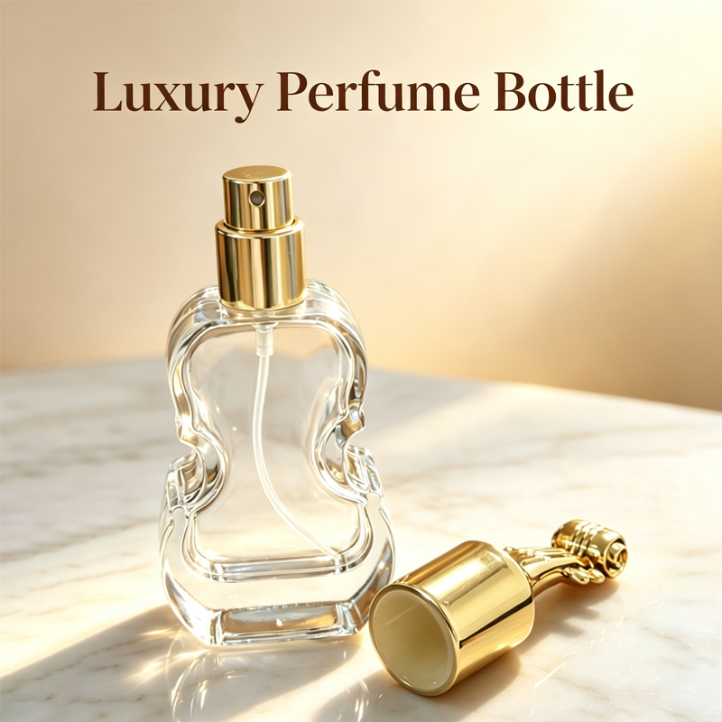 Luxury Skincare Packaging - Флакон для духов из прозрачного стекла
